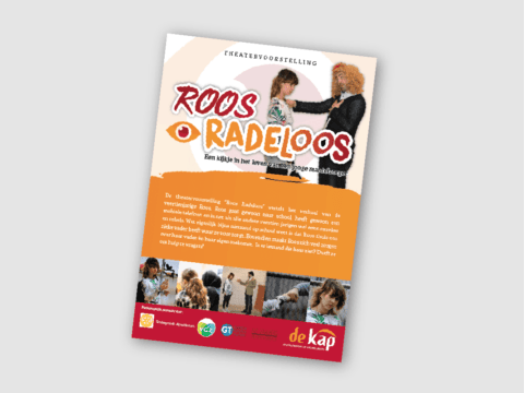 Roos Radeloos flyer