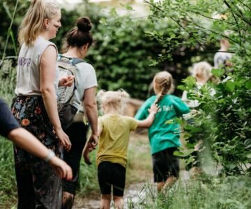 Blote voeten pad stagiaires