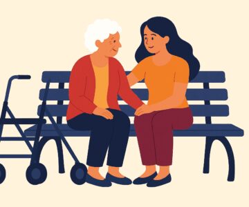 AI_Wandelen met mevrouw met rollator