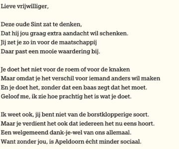 Sinterklaasgedicht van APA